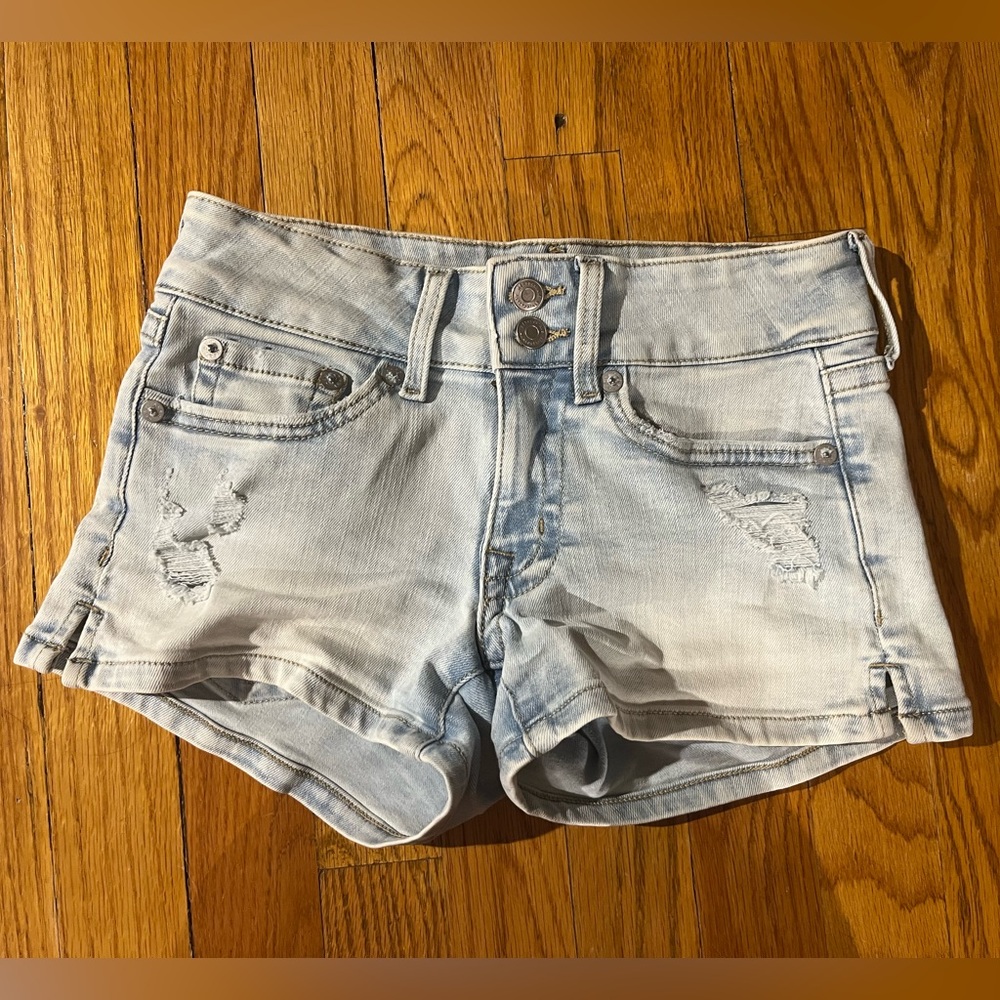 Low Rise Jean Shorts